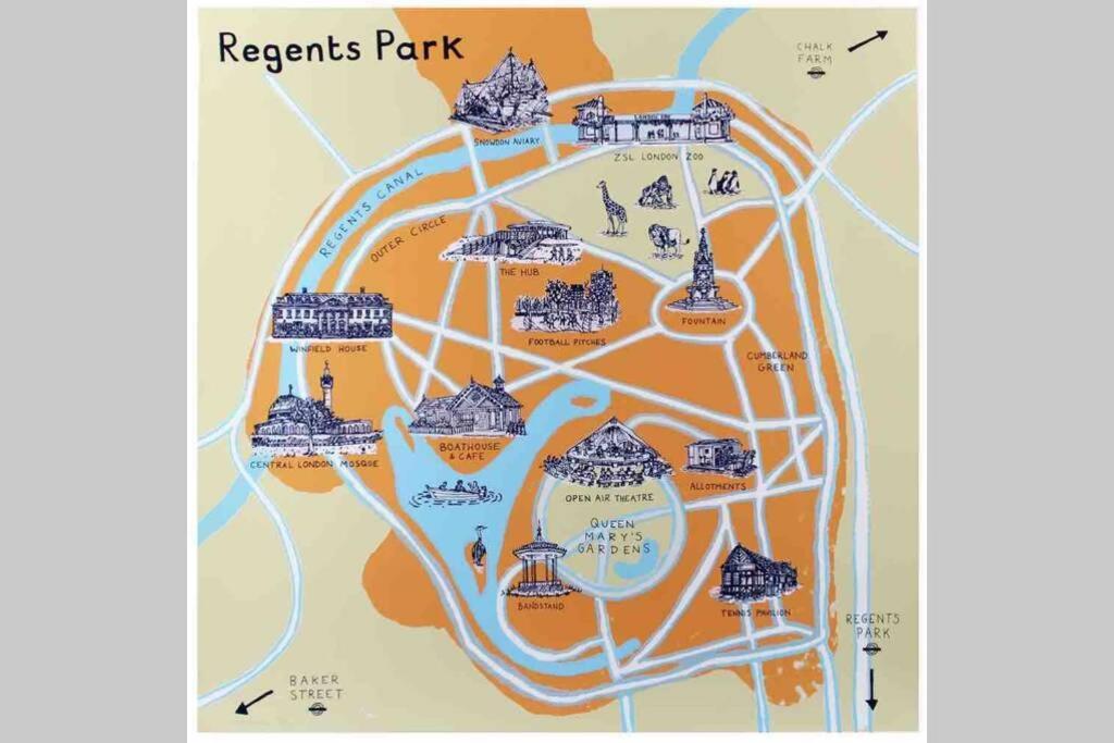 Marylebone Mayfair Hyde & Regents Park W1 ลอนดอน ภายนอก รูปภาพ